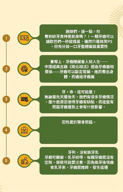 牙齒尖面相|倒及牙哨牙面相上代表甚麼？解析11種牙齒相學玄機｜ 